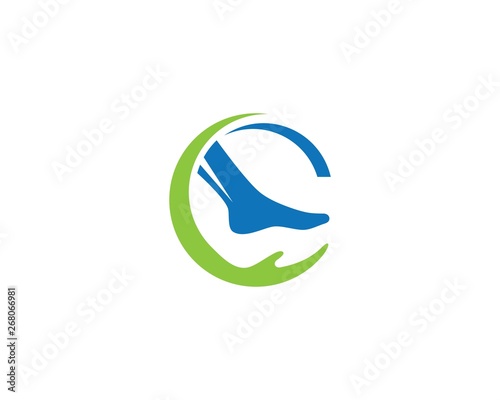 foot ilustration Logo vector