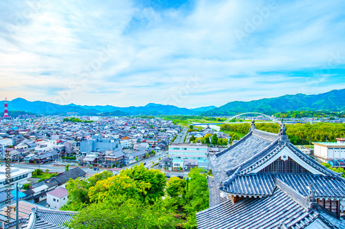 福知山城からの景色