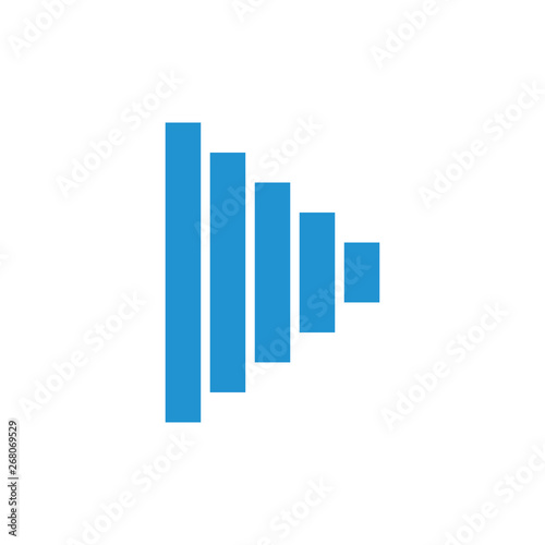Free Download triangle letter d stripes abstract logo vector - GFXLoad