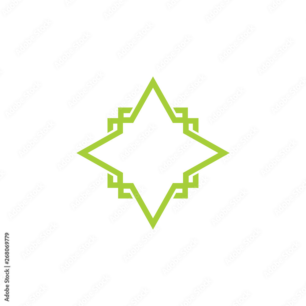 star frame logo linked vector star frame logo linked vector