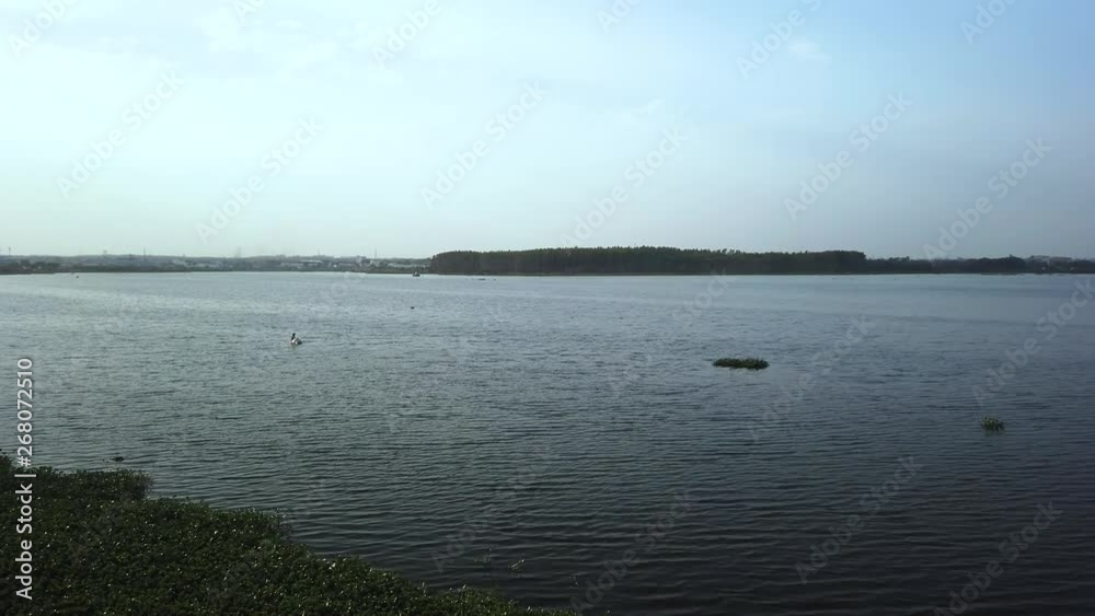 Time Lapse of Calm Lake in India. Time Lapse of Calm Lake in India.