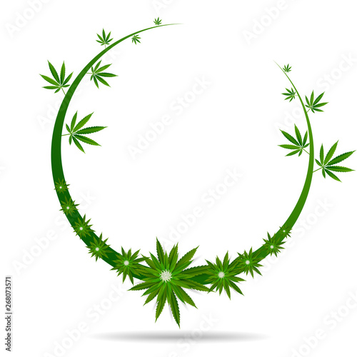 Cannabis marijuana design graphics