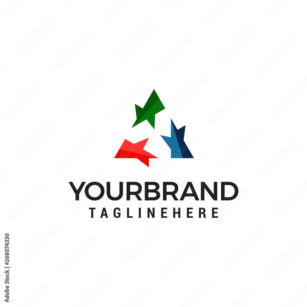 triangel logo design concept template vector triangel logo design concept template vector