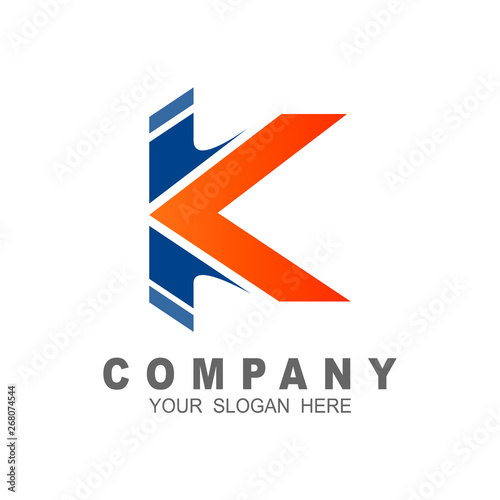 Letter k with arrow logo design template element, Free Download Letter k with arrow logo design template element, - GFXLoad