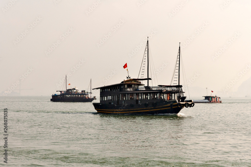 Cruising on Halong bay in Vietnam