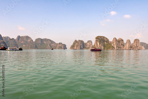 Cruising on Halong bay in Vietnam