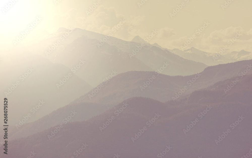 Fototapeta premium Mountains in Canada