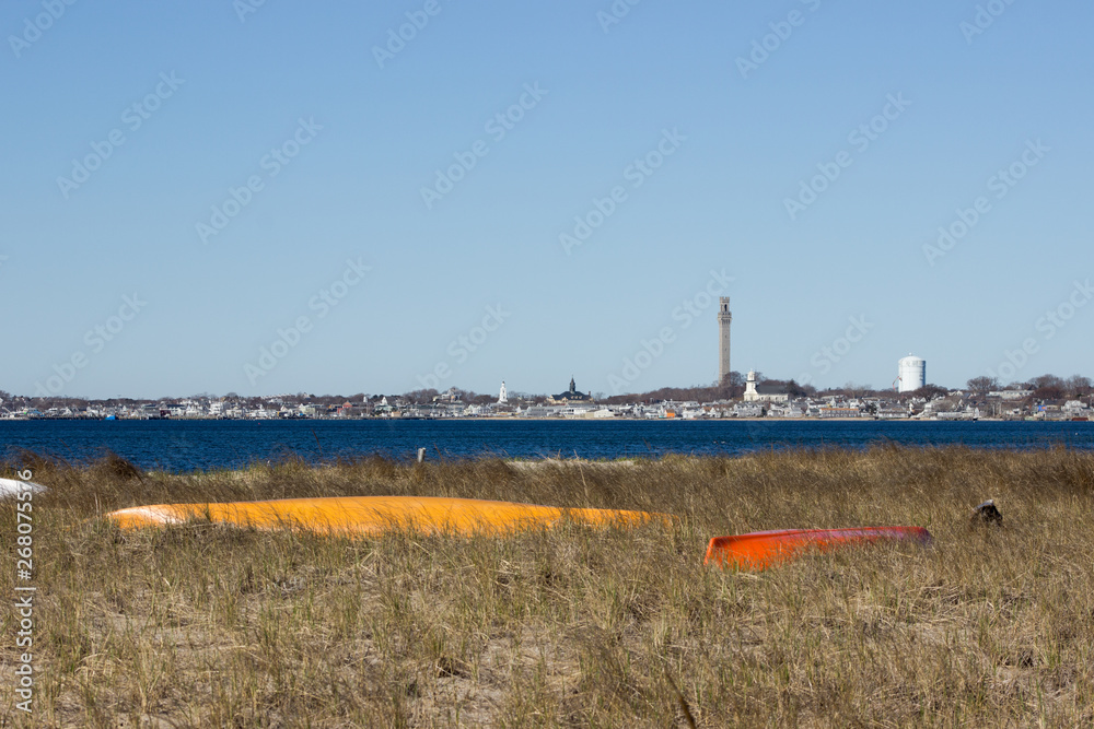 Boat on the beach near Provincetown Boat on the beach near Provincetown