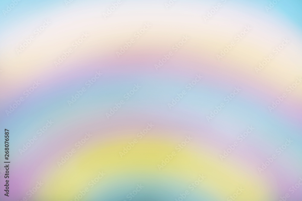 Rainbow color soft blur for background