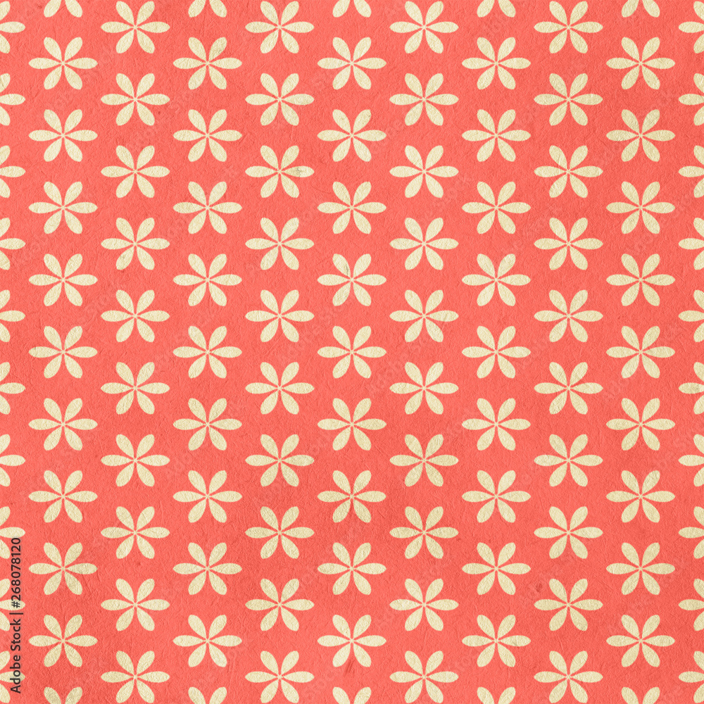 old retro pattern on paper