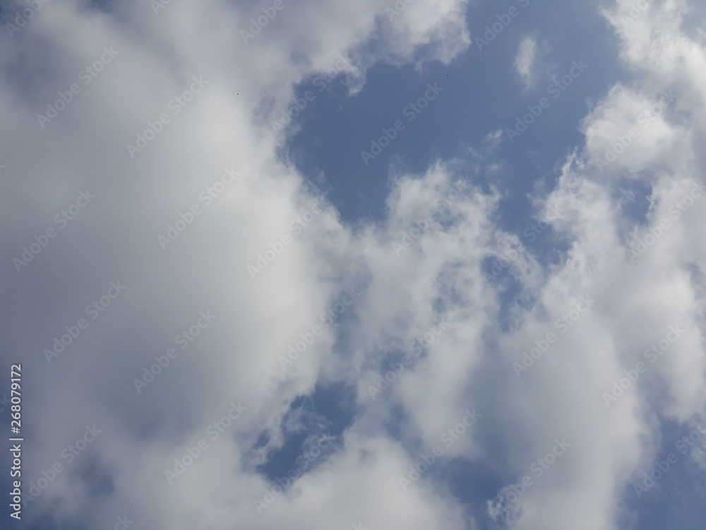 blue sky with clouds