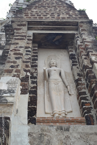 Ayuttahaya kompleks   wi  ntynny Tajlandia  Wat Mahathat  Wat Phra Si Sanphet