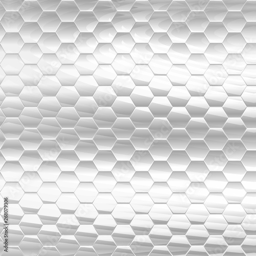 Fototapeta Naklejka Na Ścianę i Meble -  Abstract grey and white, graphic illustration background. Modern design for business and technology.