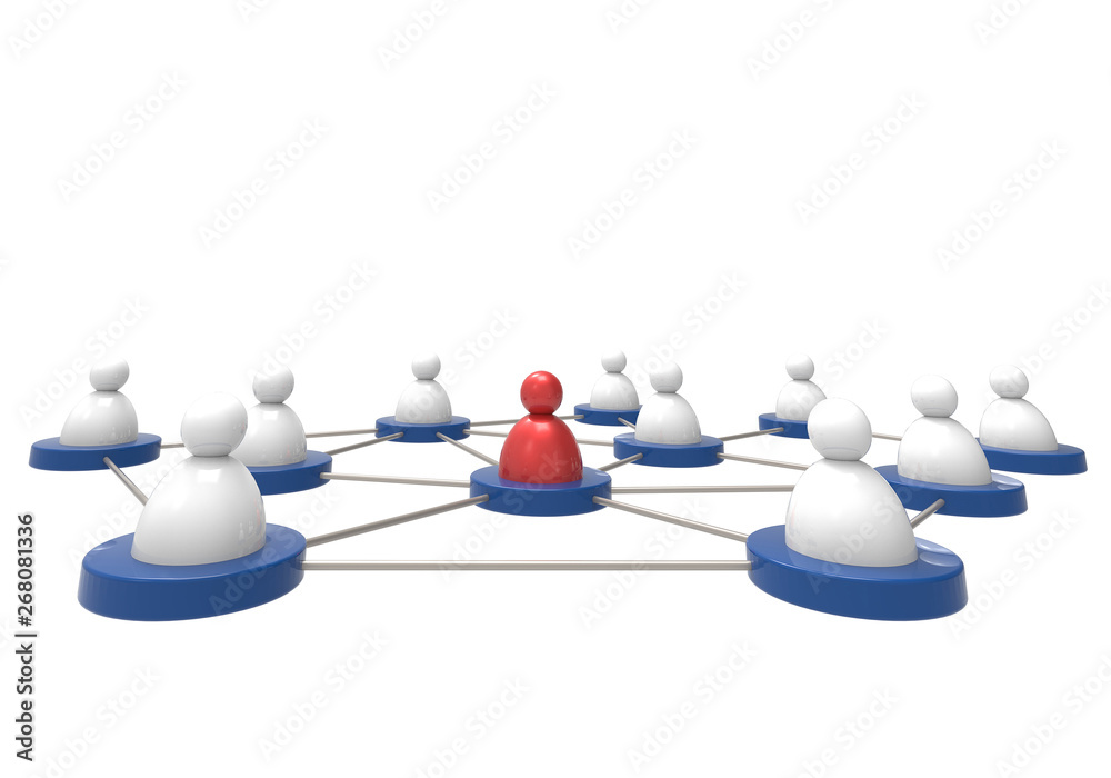 Obraz premium People icons. Social media. Connection concept.