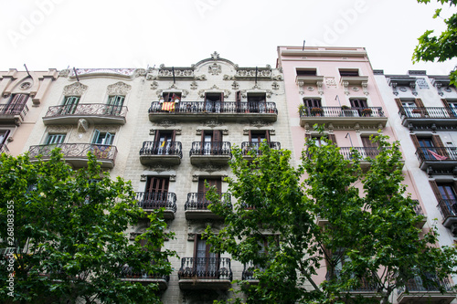 バルセロナのレトロなアパート