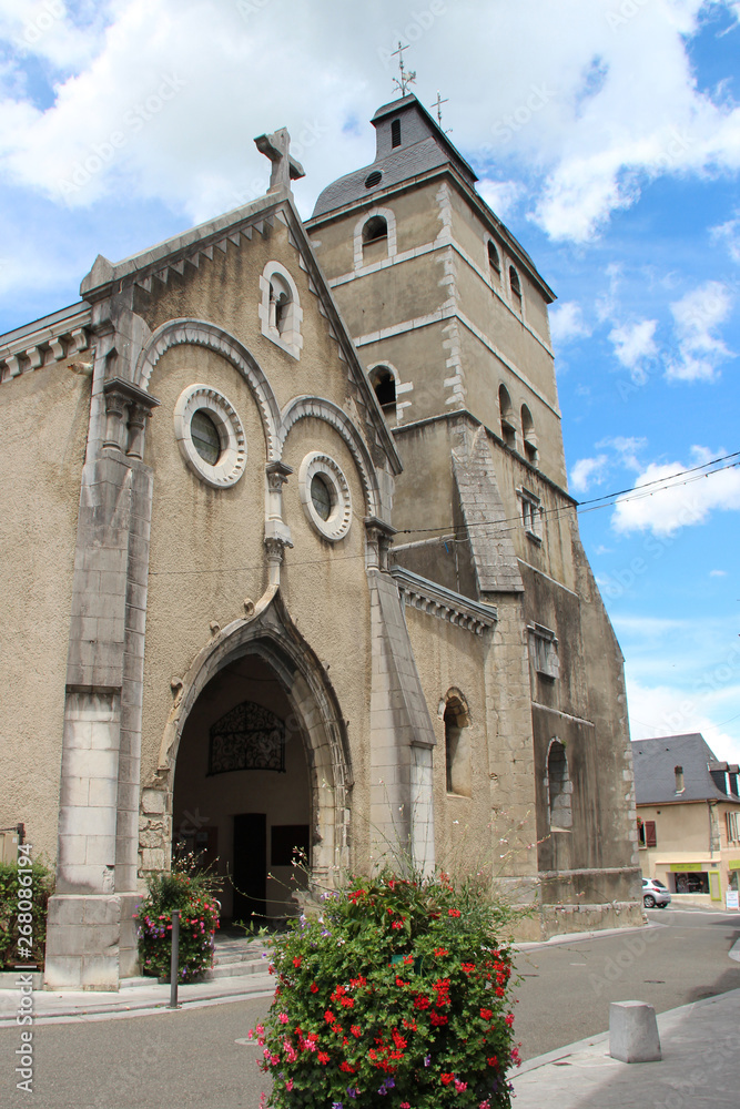 saint-germain church in arudy (france) 