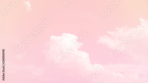 Abstract blurred beautiful soft cloud background with a pastel multicolored gradient concept for wedding card design or presentation