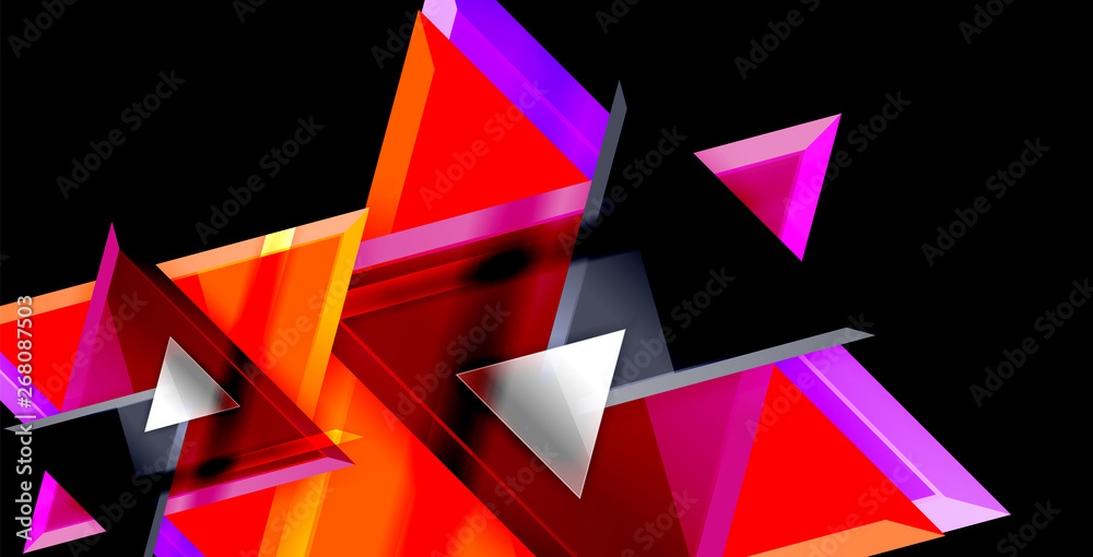 Triangle abstract background Triangle abstract background