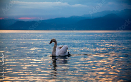 Sunset Garda Lake