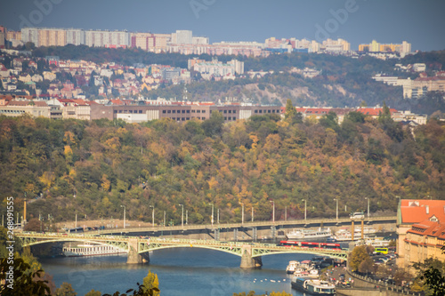 Der Laurenziberg Park im Herbst in Prag, Tschechische Republik photo