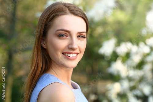 Portrait of beautiful young...