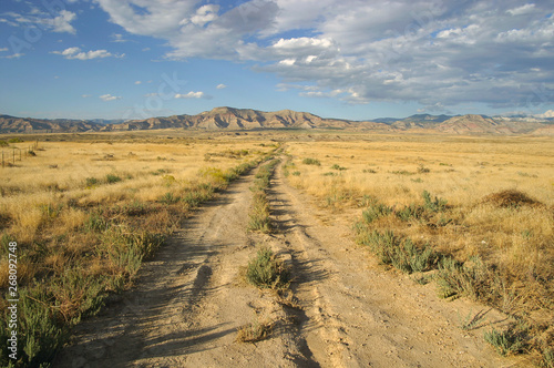 gravel road