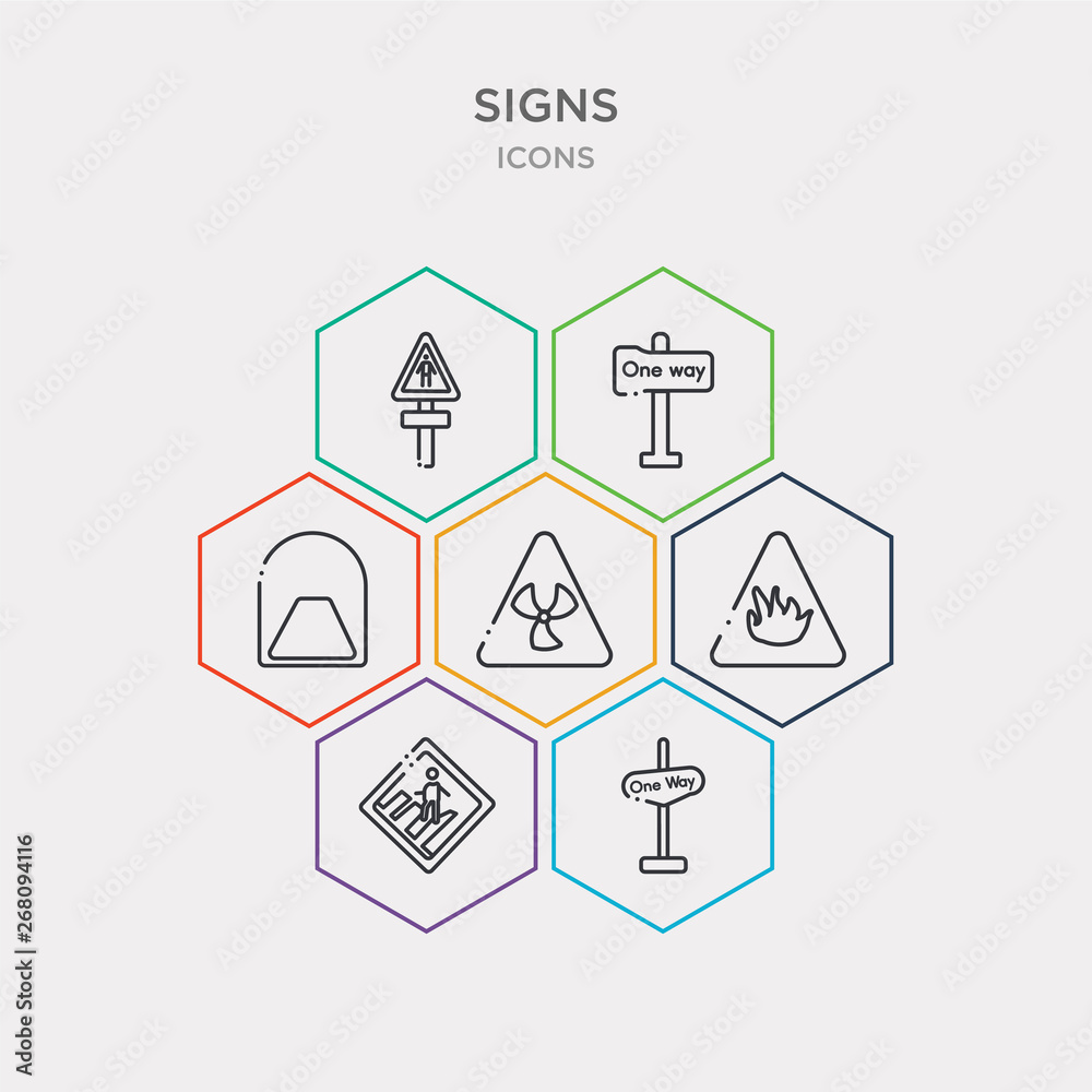 simple set of one way right arrow, walking walker traffic, fire triangular, biohazard risk triangular icons, contains such as icons tunnel, one way street, street traffic triangular and more. 64x64 simple set of one way right arrow, walking walker traffic, fire triangular, biohazard risk triangular icons, contains such as icons tunnel, one way street, street traffic triangular and more. 64x64