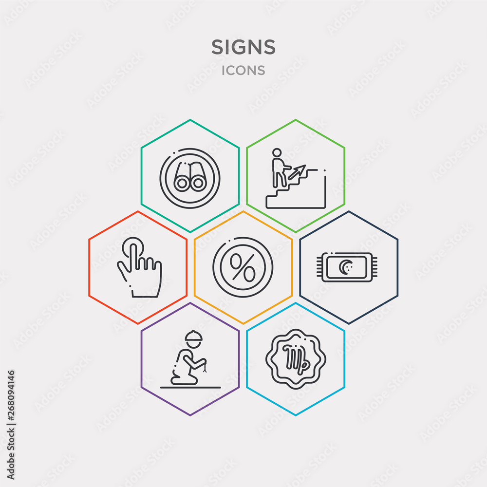 simple set of horoscope, zuhar prayer, isha prayer, percent icons, contains such as icons hand, upstairs, site seeing place and more. 64x64 pixel perfect. infographics vector simple set of horoscope, zuhar prayer, isha prayer, percent icons, contains such as icons hand, upstairs, site seeing place and more. 64x64 pixel perfect. infographics vector