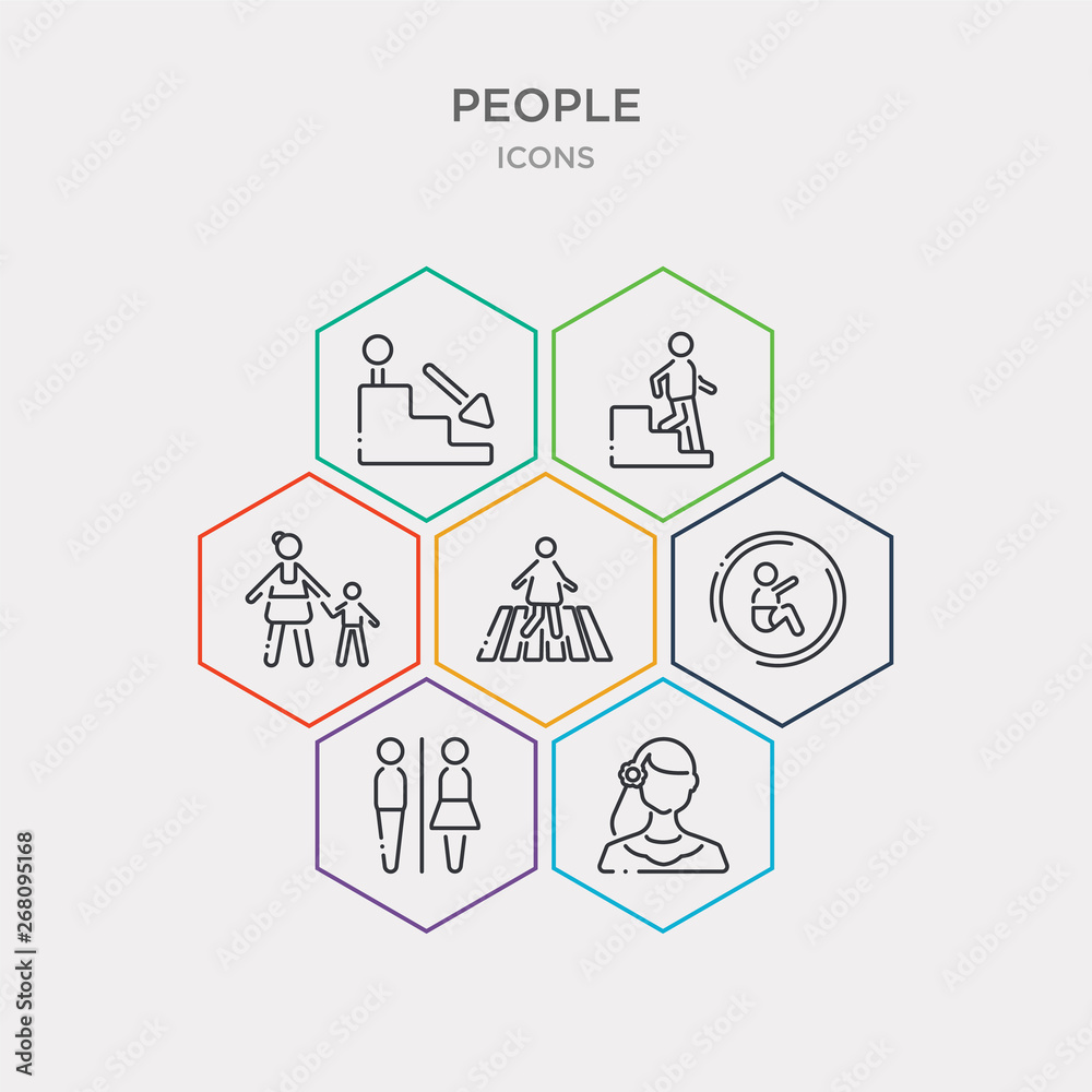 simple set of venezuelan, restroom, baby zone, road crossing icons, contains such as icons babysitter and child, walking downstairs, downstairs and more. 64x64 pixel perfect. infographics vector simple set of venezuelan, restroom, baby zone, road crossing icons, contains such as icons babysitter and child, walking downstairs, downstairs and more. 64x64 pixel perfect. infographics vector