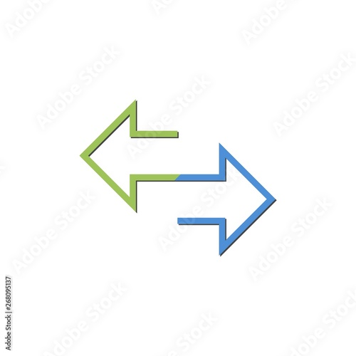 Reload icon, money convert, Arrow Exchange logo