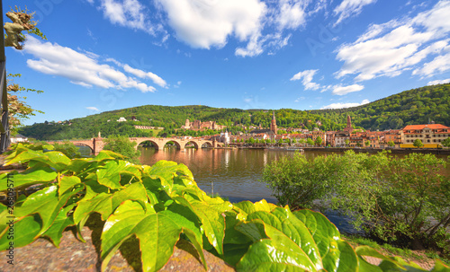 Heidelberg am Neckar, Altstadt Heidelberg mit Heidelberger Schloss