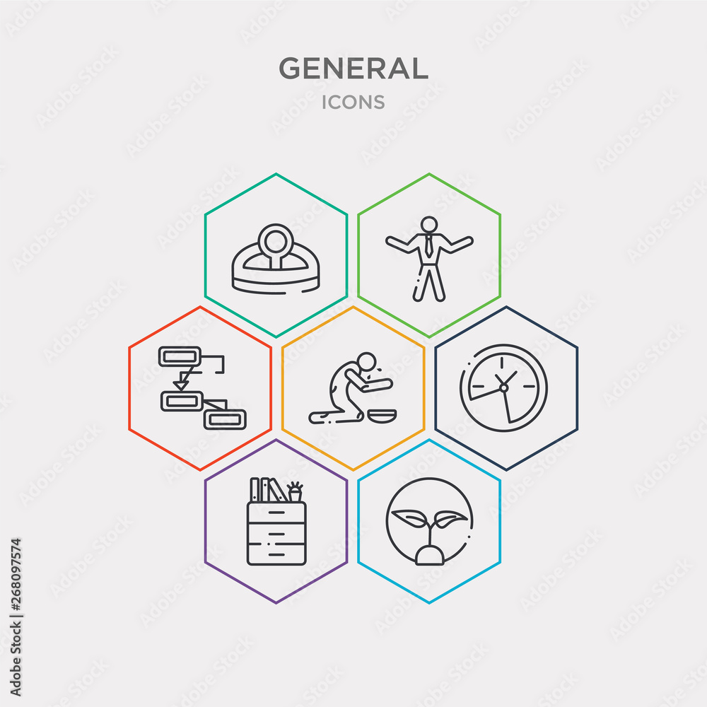simple set of go  badge, office cabinet, rewind time, poor icons, contains such as icons steps, man with open arms, head mirror and more. 64x64 pixel perfect. infographics vector