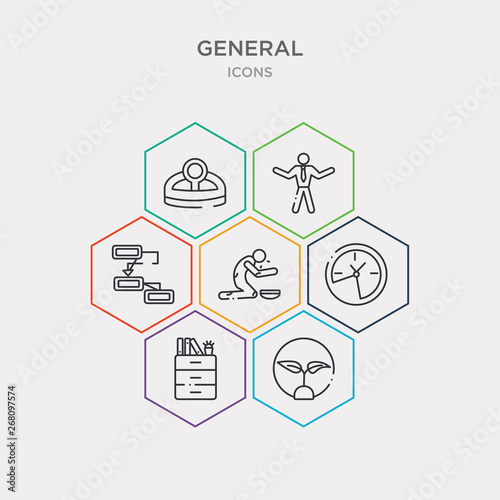 simple set of go badge, office cabinet, rewind time, poor icons, contains such as icons steps, man with open arms, head mirror and more. 64x64 pixel perfect. infographics vector
