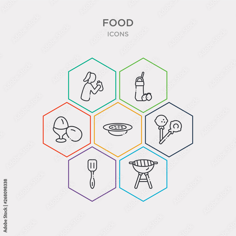 simple set of barbecue grill, slotted spoon, lollypop, mapo tofu icons, contains such as icons boiled egg, fresh smoothie, drink water and more. 64x64 pixel perfect. infographics vector simple set of barbecue grill, slotted spoon, lollypop, mapo tofu icons, contains such as icons boiled egg, fresh smoothie, drink water and more. 64x64 pixel perfect. infographics vector
