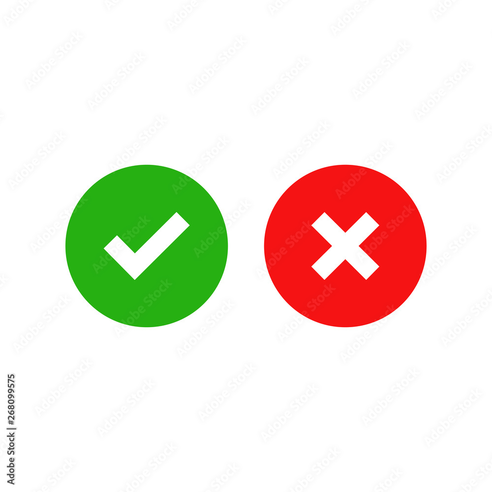 Check mark icon, Tick icon vector illustration Check mark icon, Tick icon vector illustration