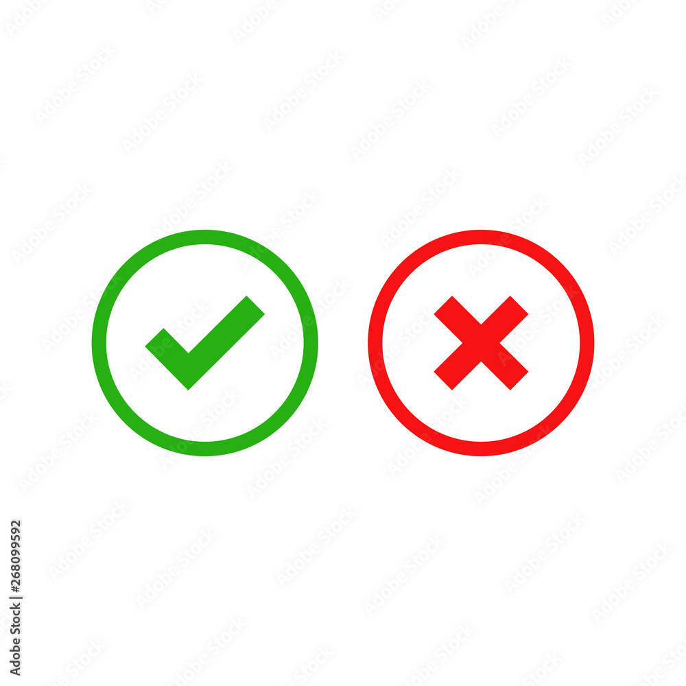 Check mark icon, Tick icon vector illustration Check mark icon, Tick icon vector illustration