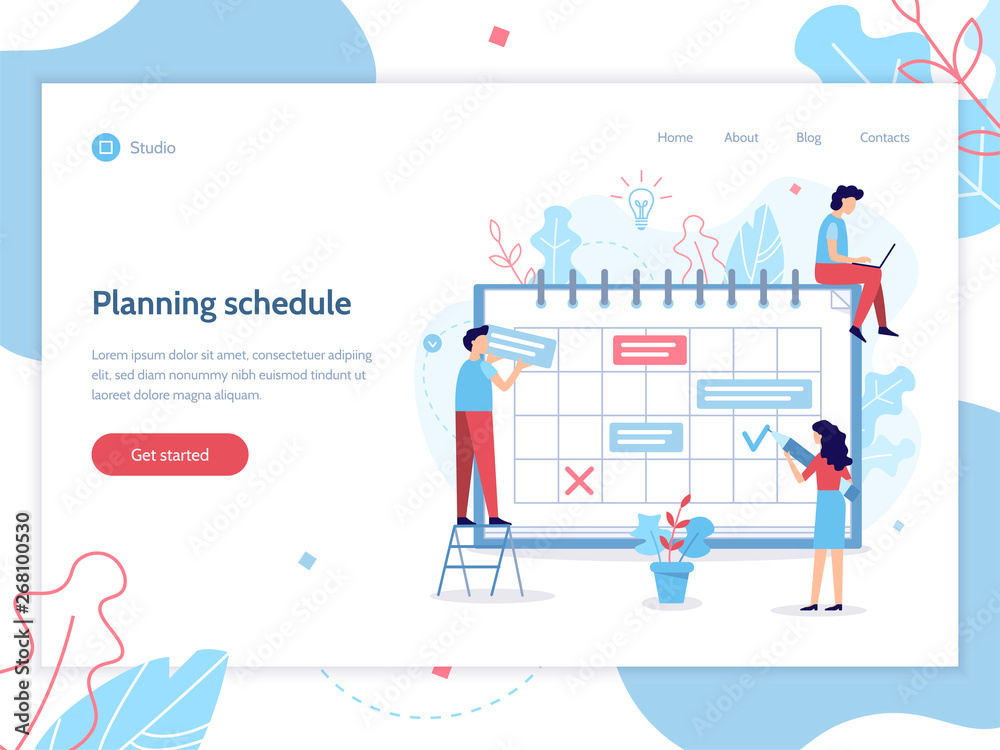 Time management web banner Time management web banner