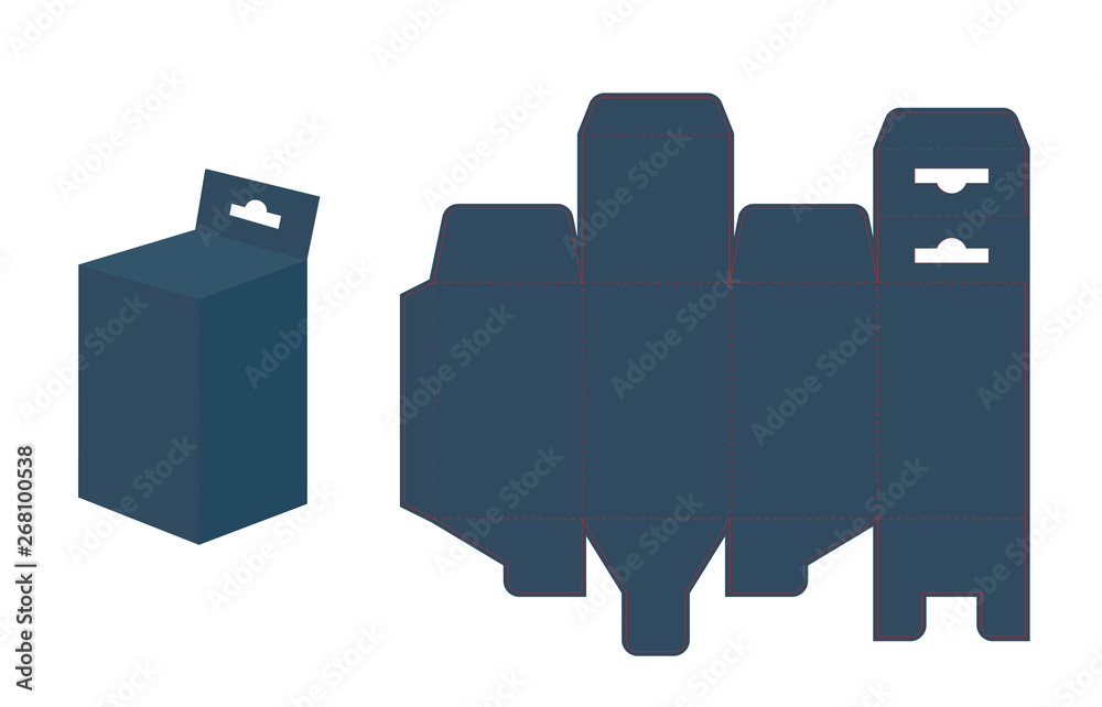 Packaging design of box -vector Packaging design of box -vector
