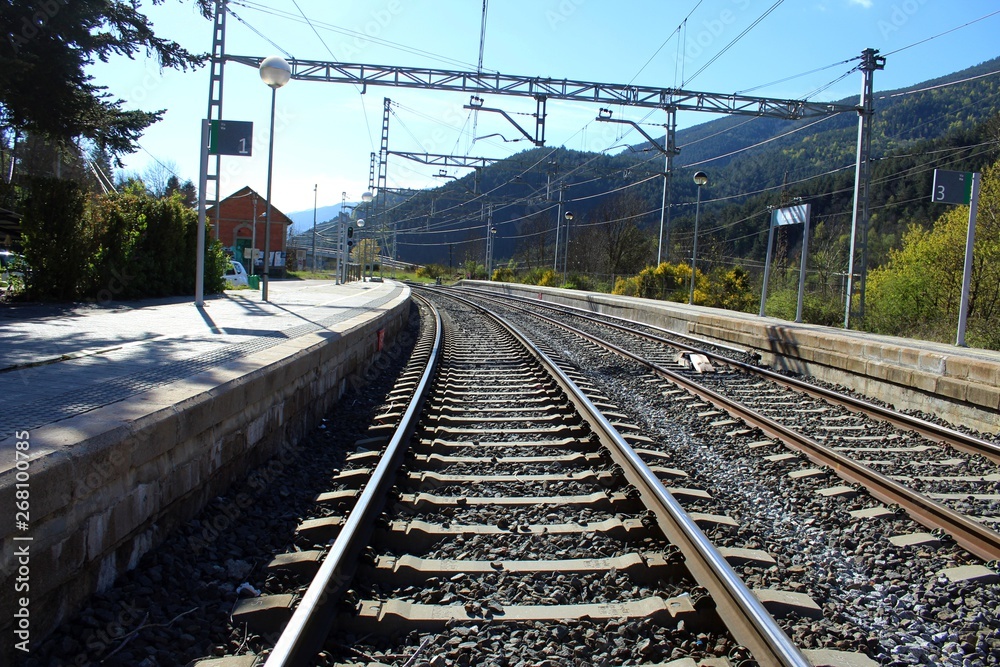 Fototapeta premium vías de tren