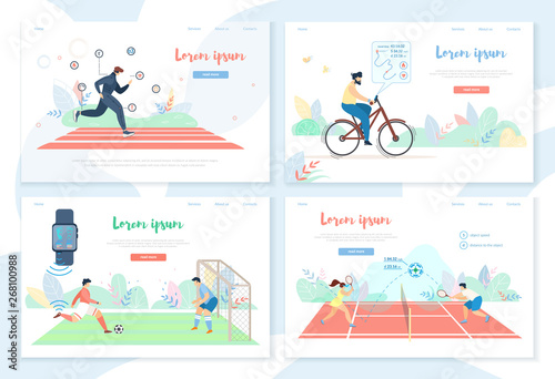 People Doing Sports Activity with Smart Gadgets