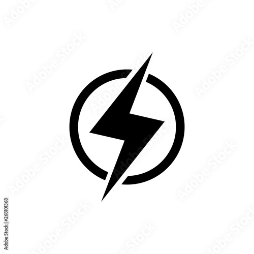 Power lightning icon Vector