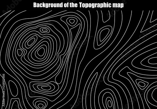 Background of the topographic map