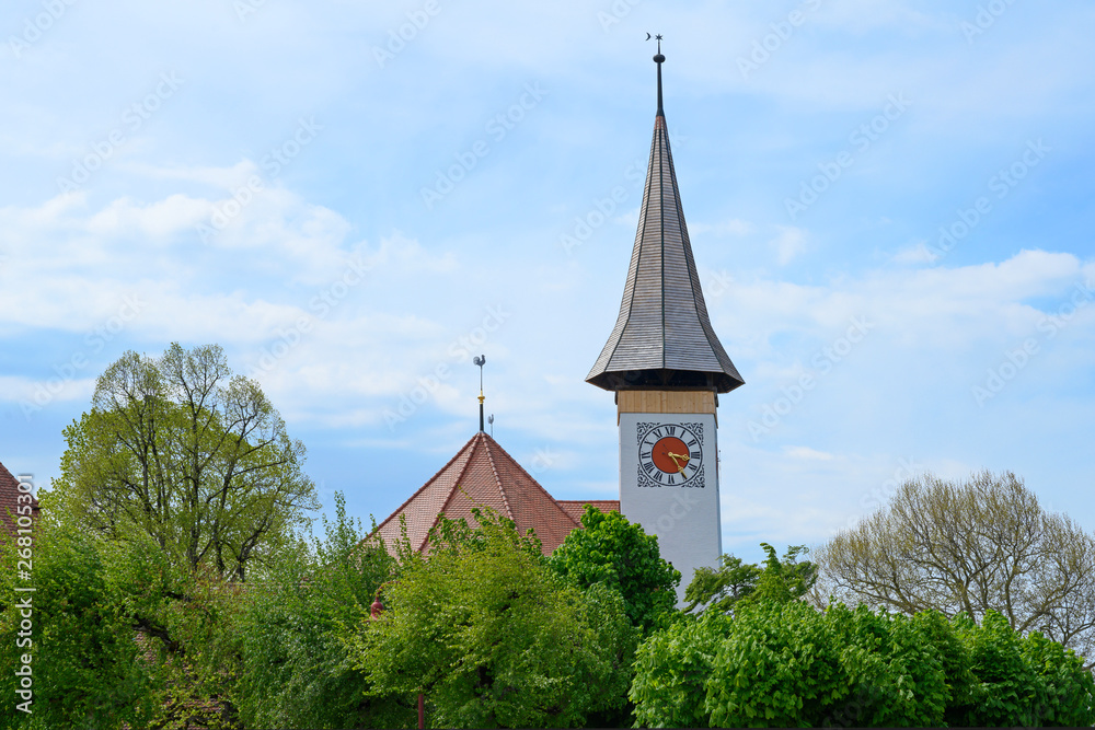 Reformierte Kirche von Sigriswil, Bern, Schweiz Reformierte Kirche von Sigriswil, Bern, Schweiz