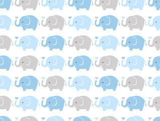 Crédence de cuisine Éléphant patrons Éléphants cartoon motif animal jungle  © kidstudio852