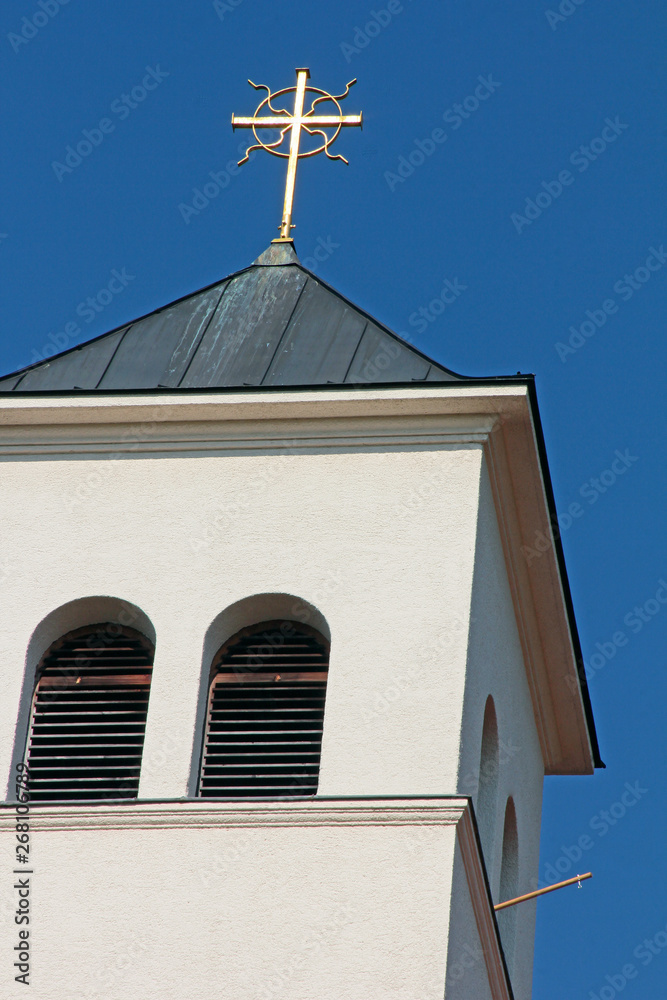 Kirchturm in Velden am Wörthersee