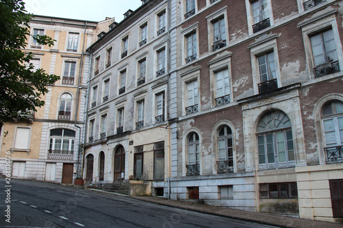 street in eaux-bonnes (france)
