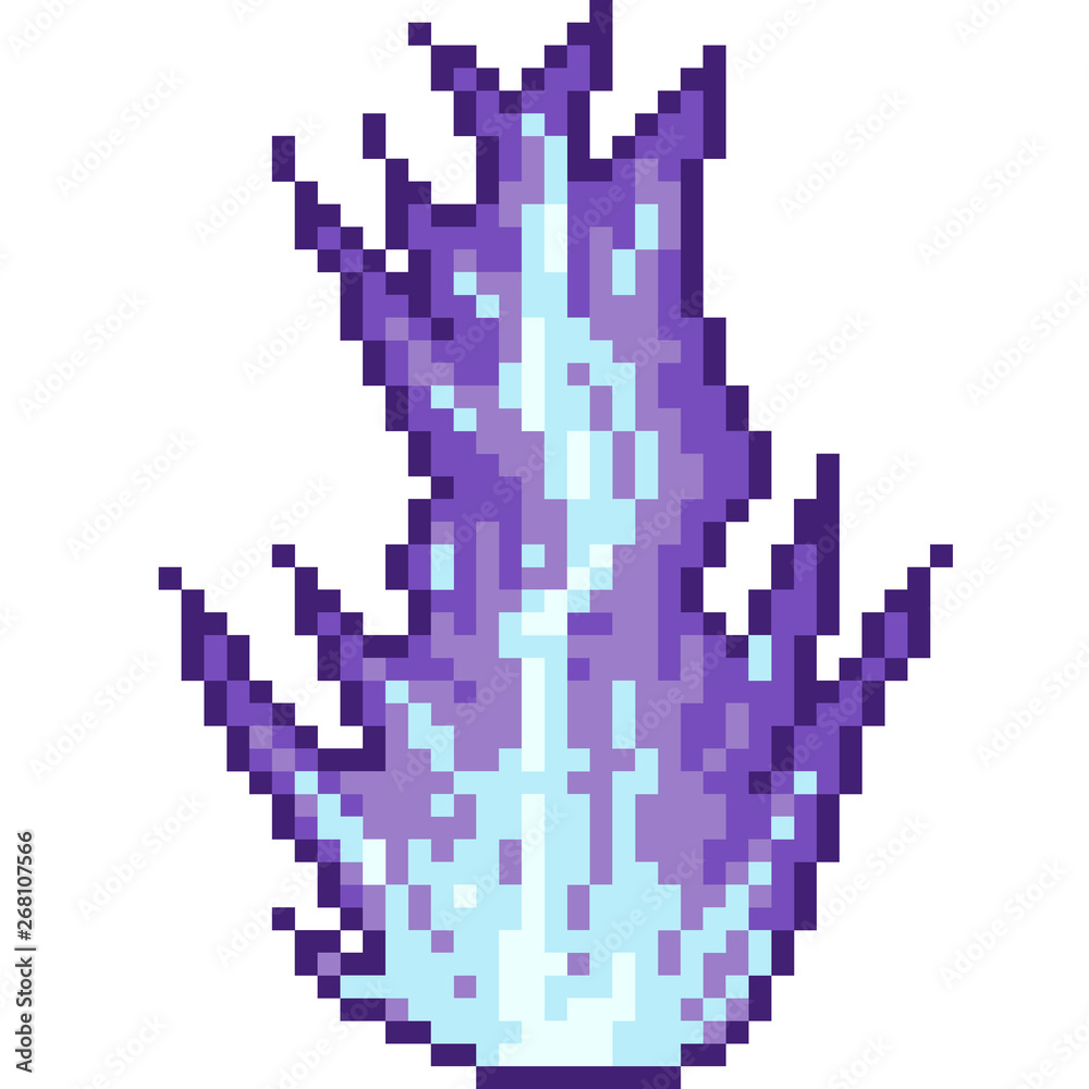 Fototapeta premium vector pixel art fantasy effect