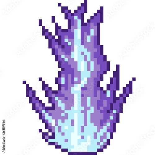 vector pixel art fantasy effect