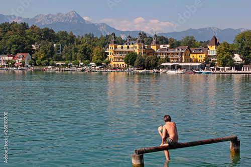 Wörthersee in Kärnten in Österreich