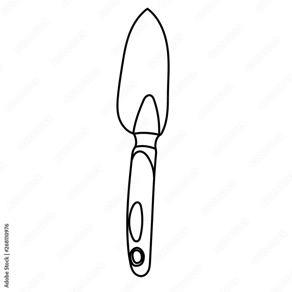 vector, isolated, garden shovel, for working in the garden vector, isolated, garden shovel, for working in the garden